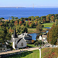 Autumn view on Mackinac Island